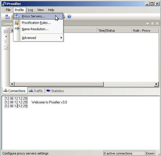 proxifier proxy servers